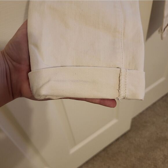 Universal Thread white high rise skinny cuffed jeans - Picture 3 of 8